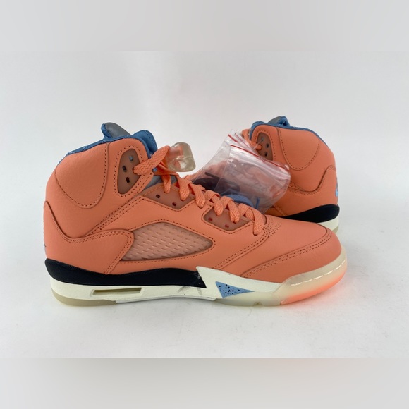 Nike X DJ Khaled Jordan 5 Crimson Bliss Youth Size 5Y-6.5Y GS Orange DV4983 641 - Picture 5 of 12